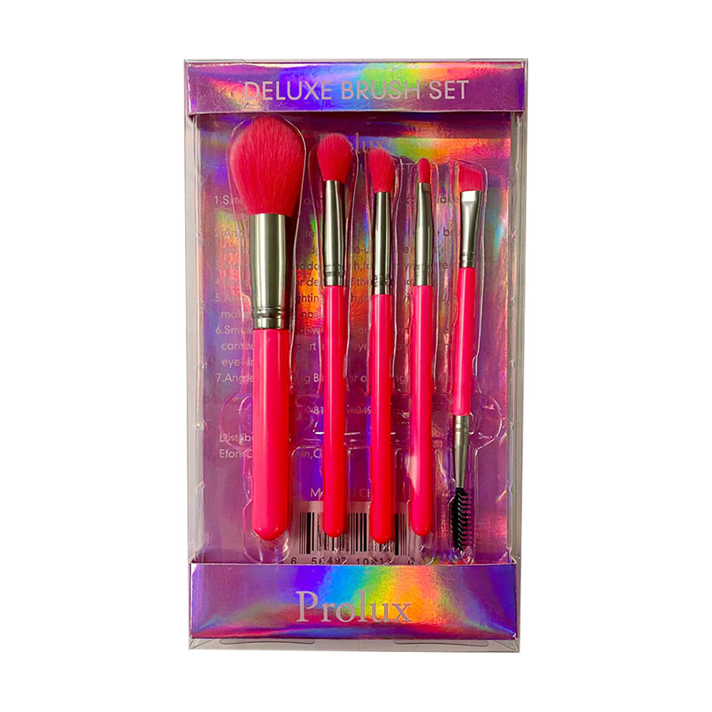 PROLUX Deluxe 5 Piece Neon Brush Set