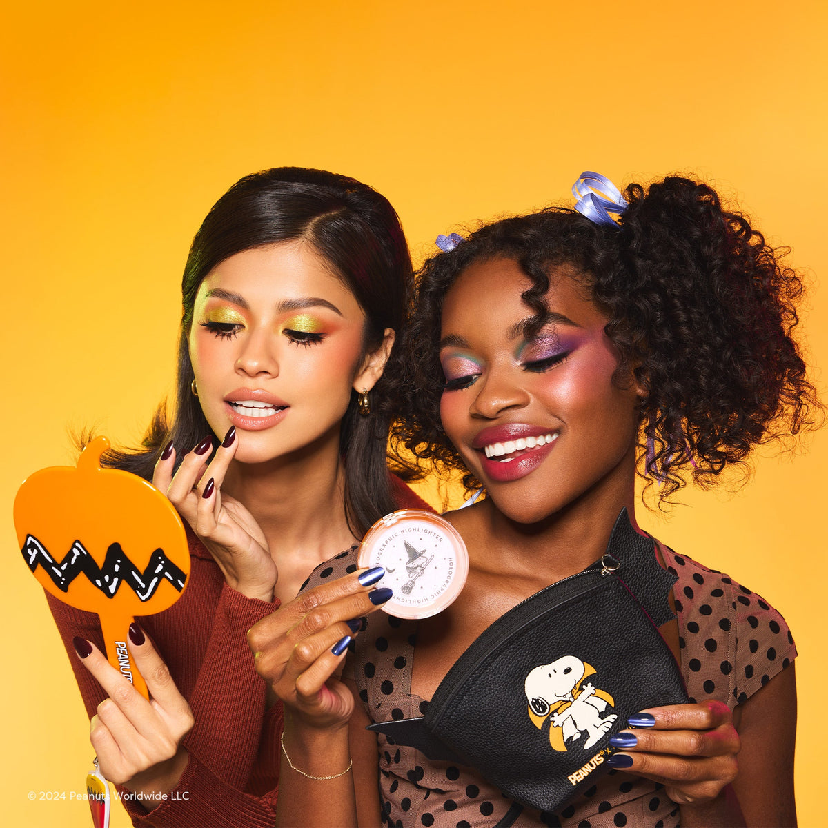 PROFUSION Peanuts Halloween | Count Snoopy Cosmetic Bag Set with Gems
