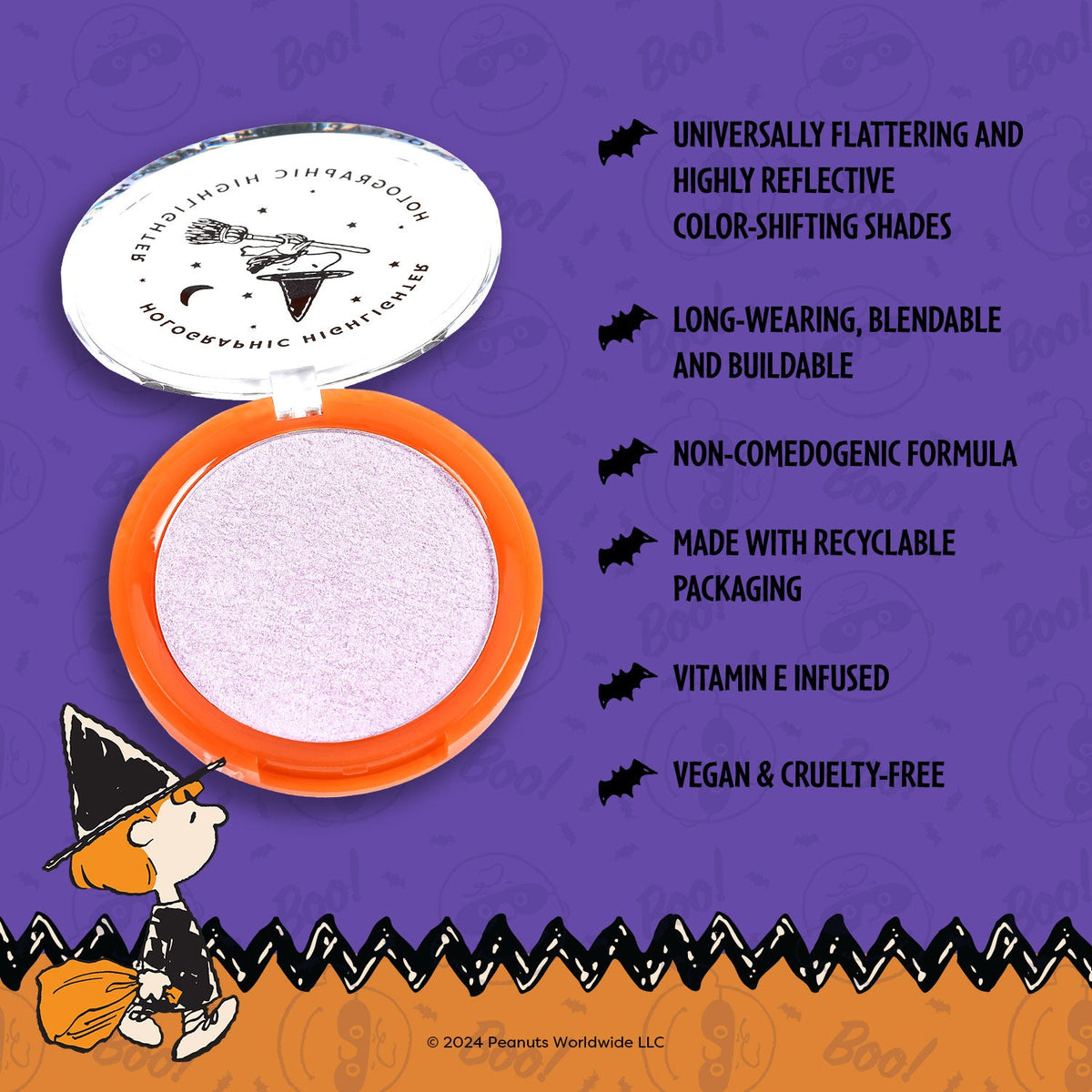 PROFUSION Peanuts Halloween | Spooktacular Glow Holographic Highlighter