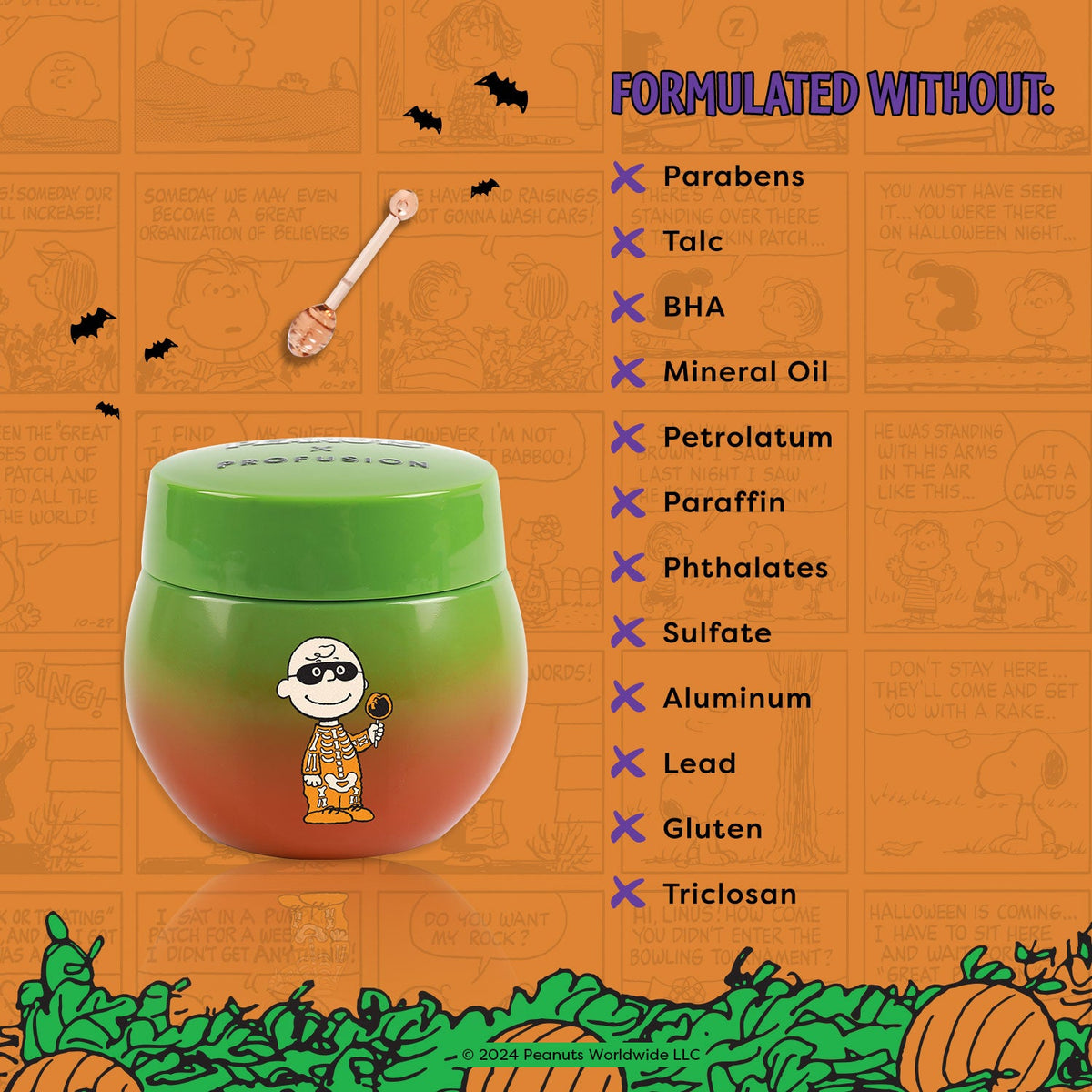 PROFUSION Peanuts Halloween | Apple Bobbing Overnight Lip Mask