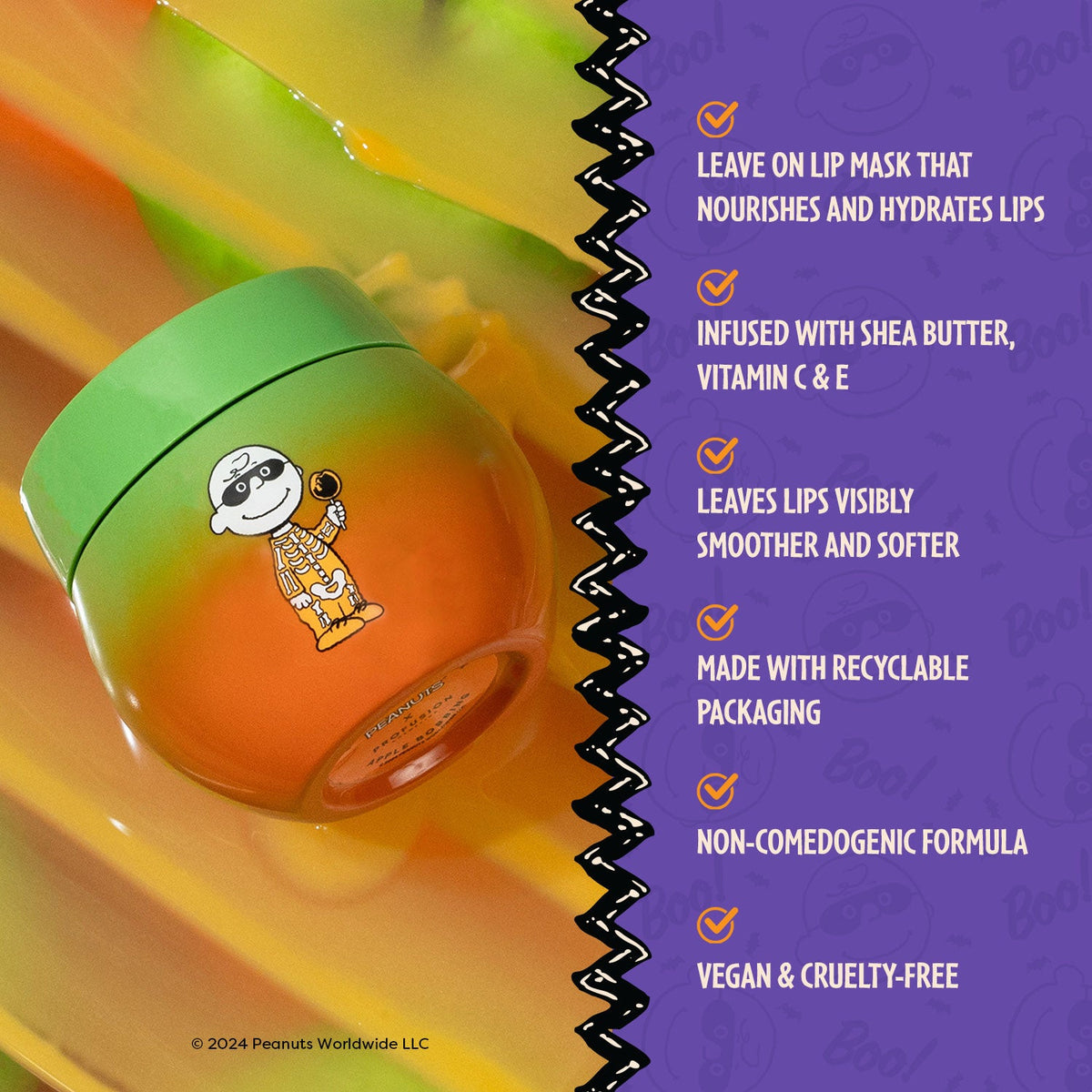 PROFUSION Peanuts Halloween | Apple Bobbing Overnight Lip Mask