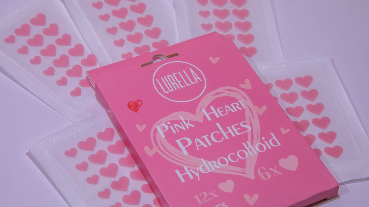 LURELLA Pink Heart Pimple Patches