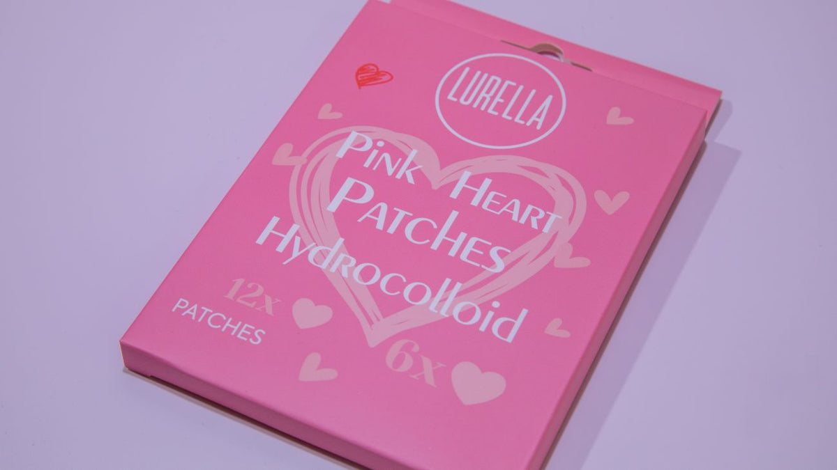 LURELLA Pink Heart Pimple Patches