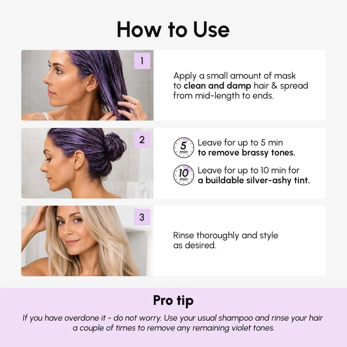 MAREE Purple Mask for Blonde Hair