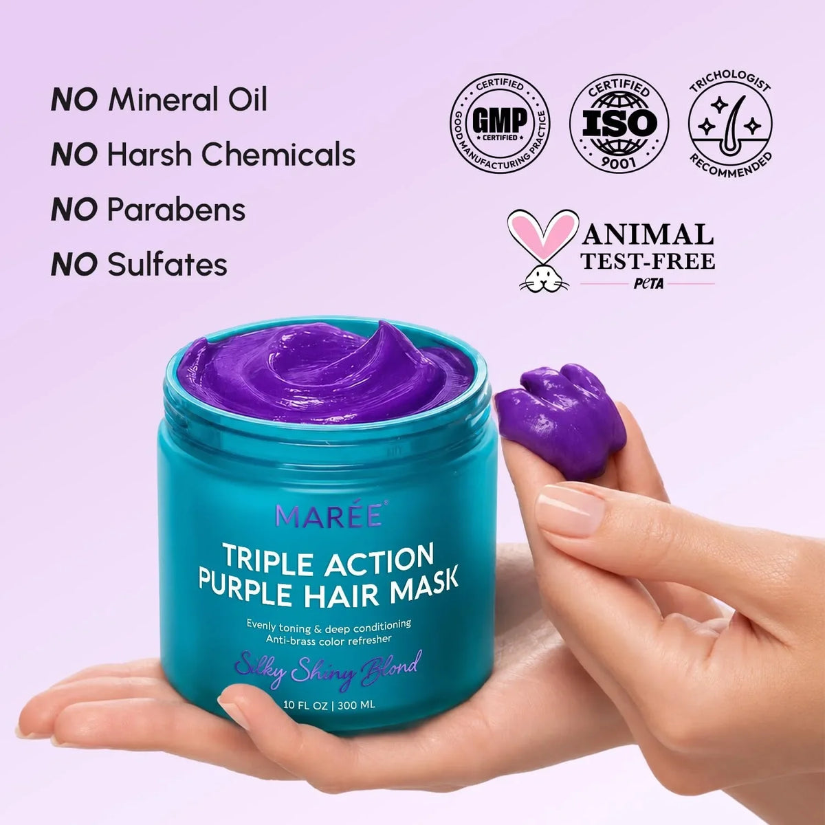 MAREE Purple Mask for Blonde Hair