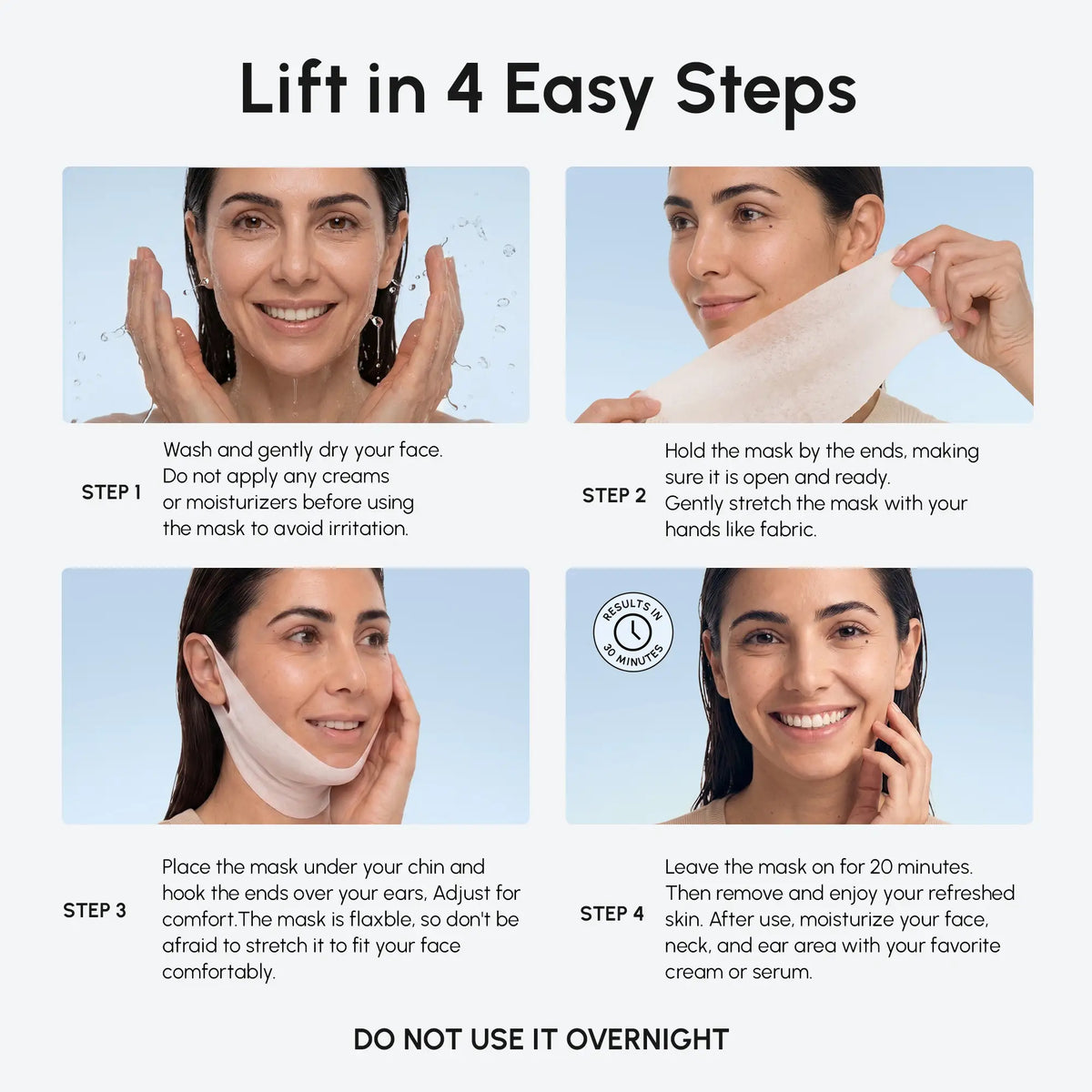 Retinol V-line Lifting Mask 10 PCS
