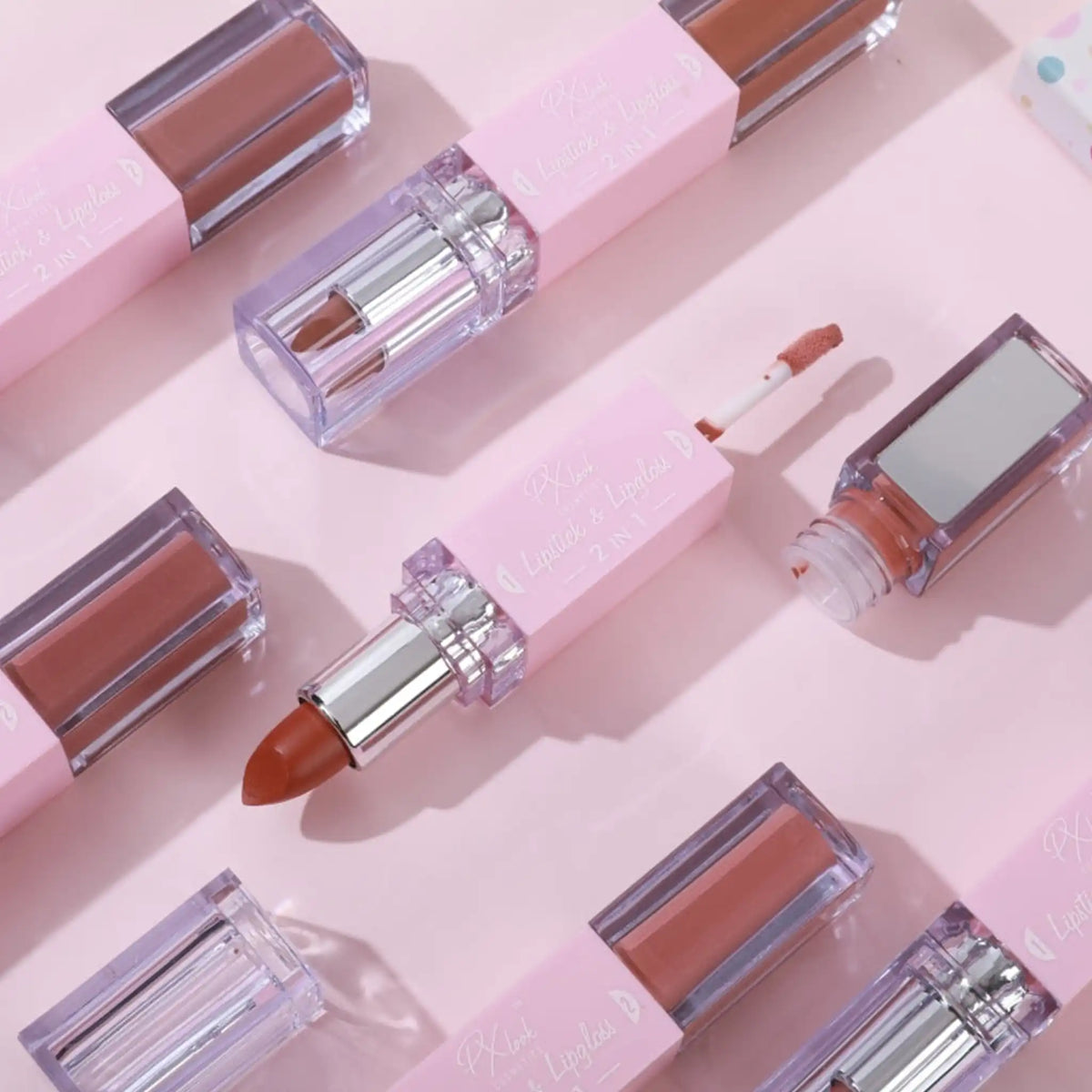 PROLUX 2-in-1 Lipstick and Lip Gloss Combo