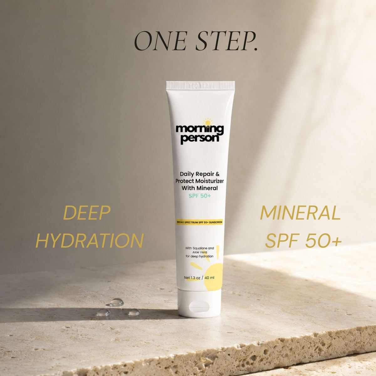 MORNING PERSON Daily Repair Moisturizer with Mineral SPF 50