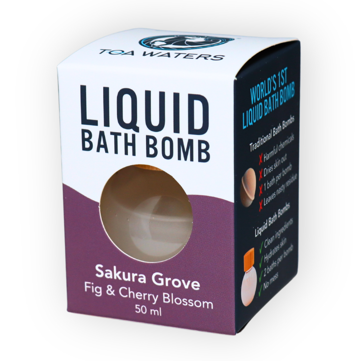 Sakura Grove Liquid Bath Bomb - Fig and Cherry Blossom