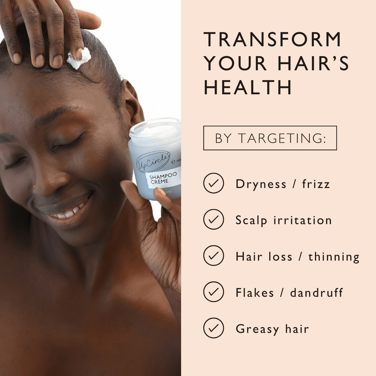UPCIRCLE Shampoo Crème with Pink Berry Extract - Jumbo