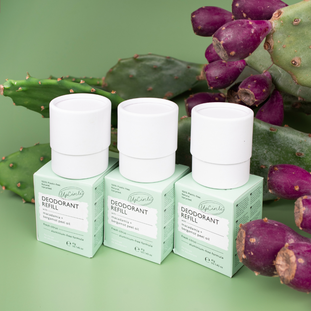 UPCIRCLE 3x Deodorant Refills with Macadamia + Bergamot