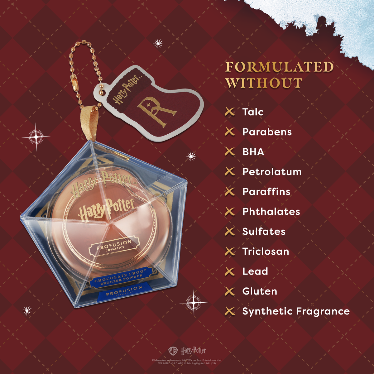 PROFUSION Harry Potter Holiday | Chocolate Frog™ Bronzer Powder