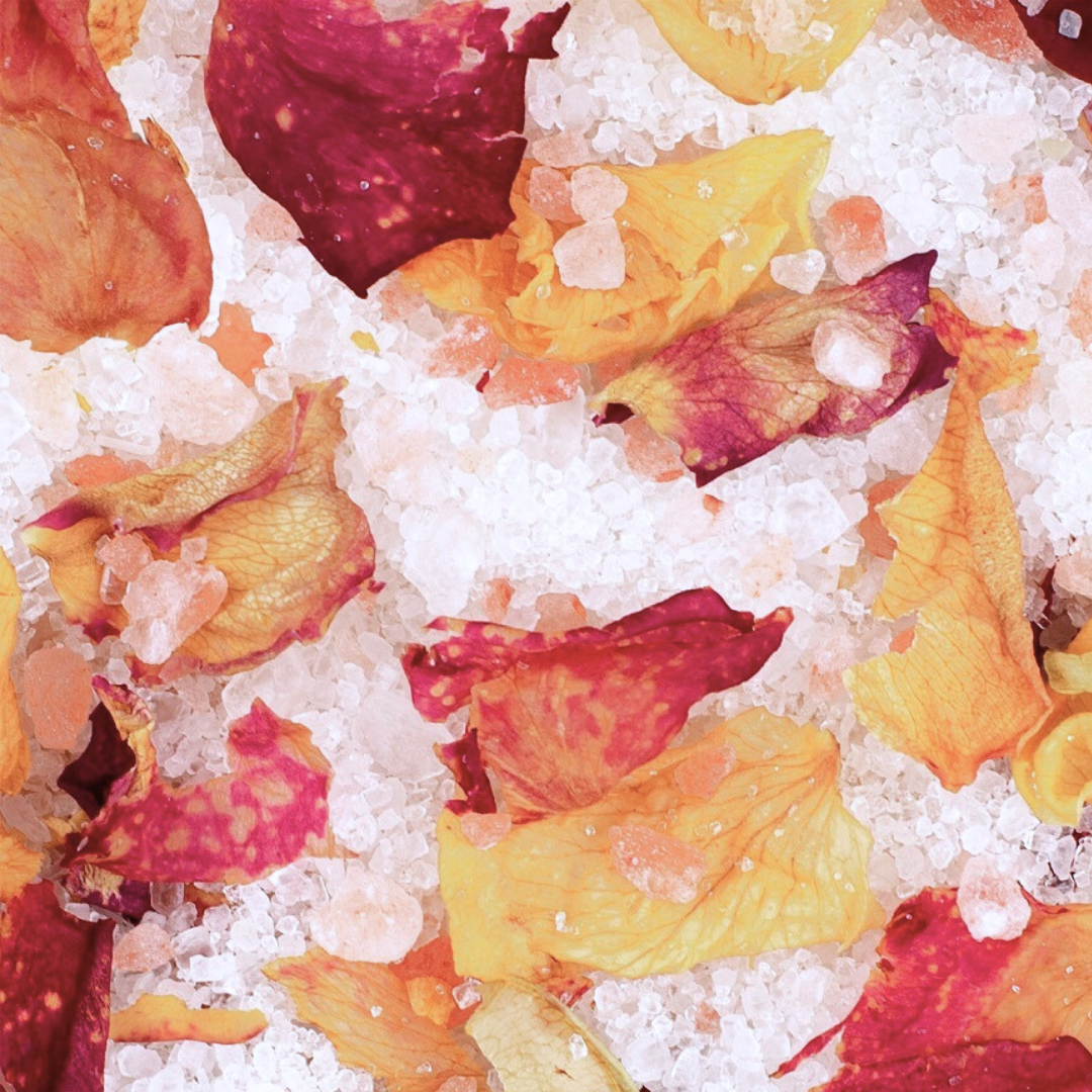 UPCIRCLE Bath Salts with Epsom, Sea and Himalayan Pink Salt