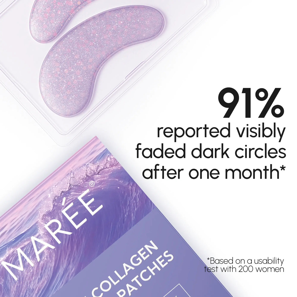 MAREE Violet Eye Patches for Dark Circles