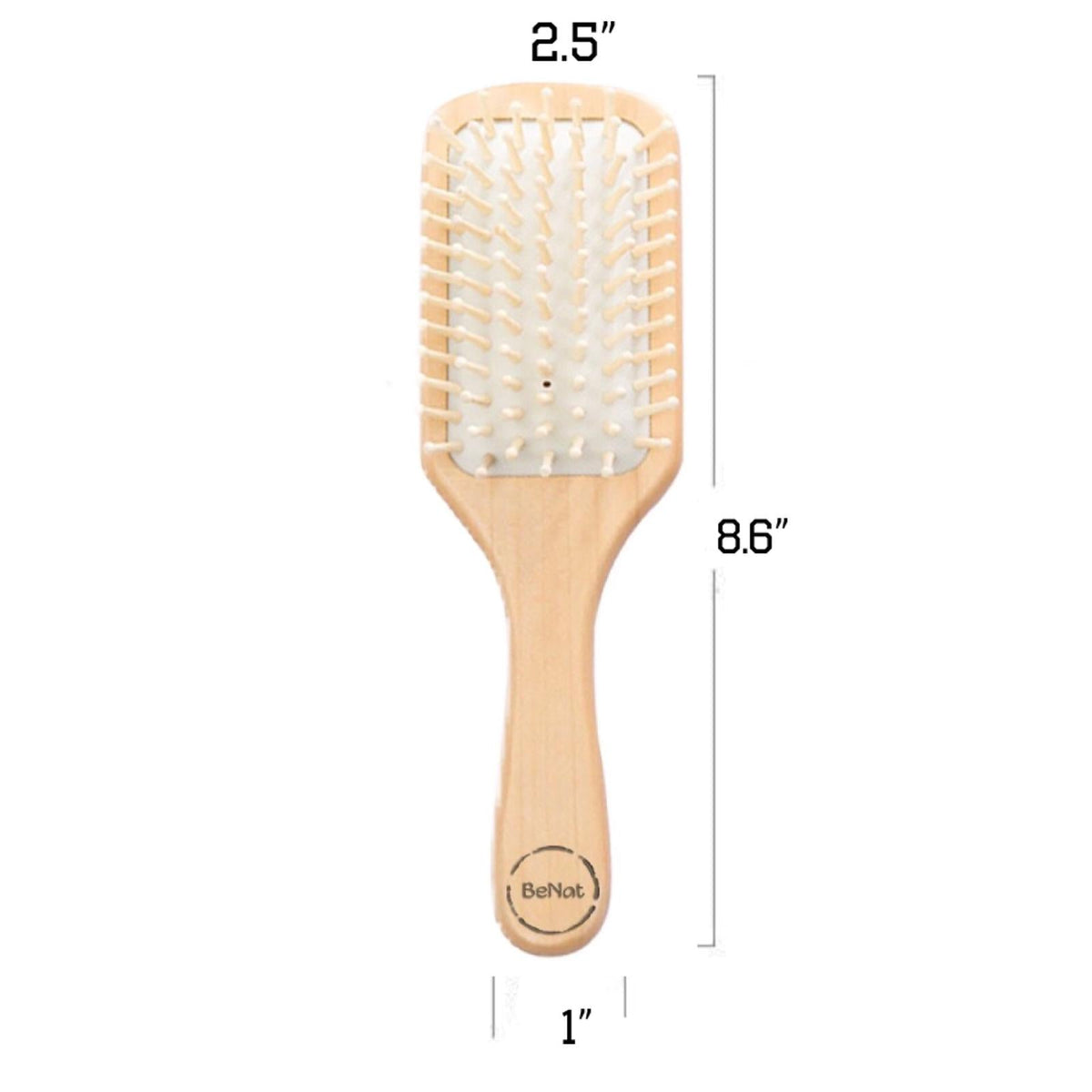 BENAT Wooden Detangling Hair Brush