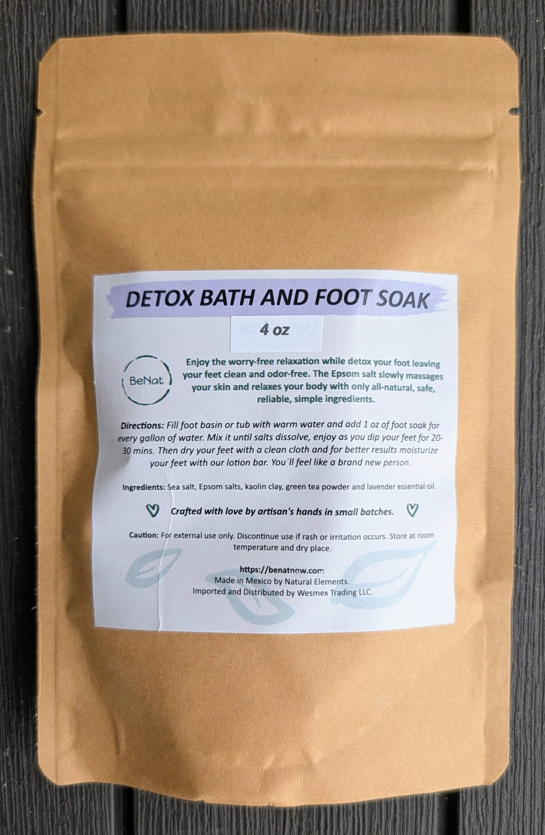BENAT Bath and Foot Soak