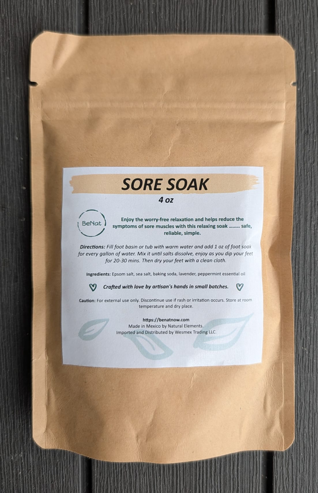 BENAT Bath and Foot Soak
