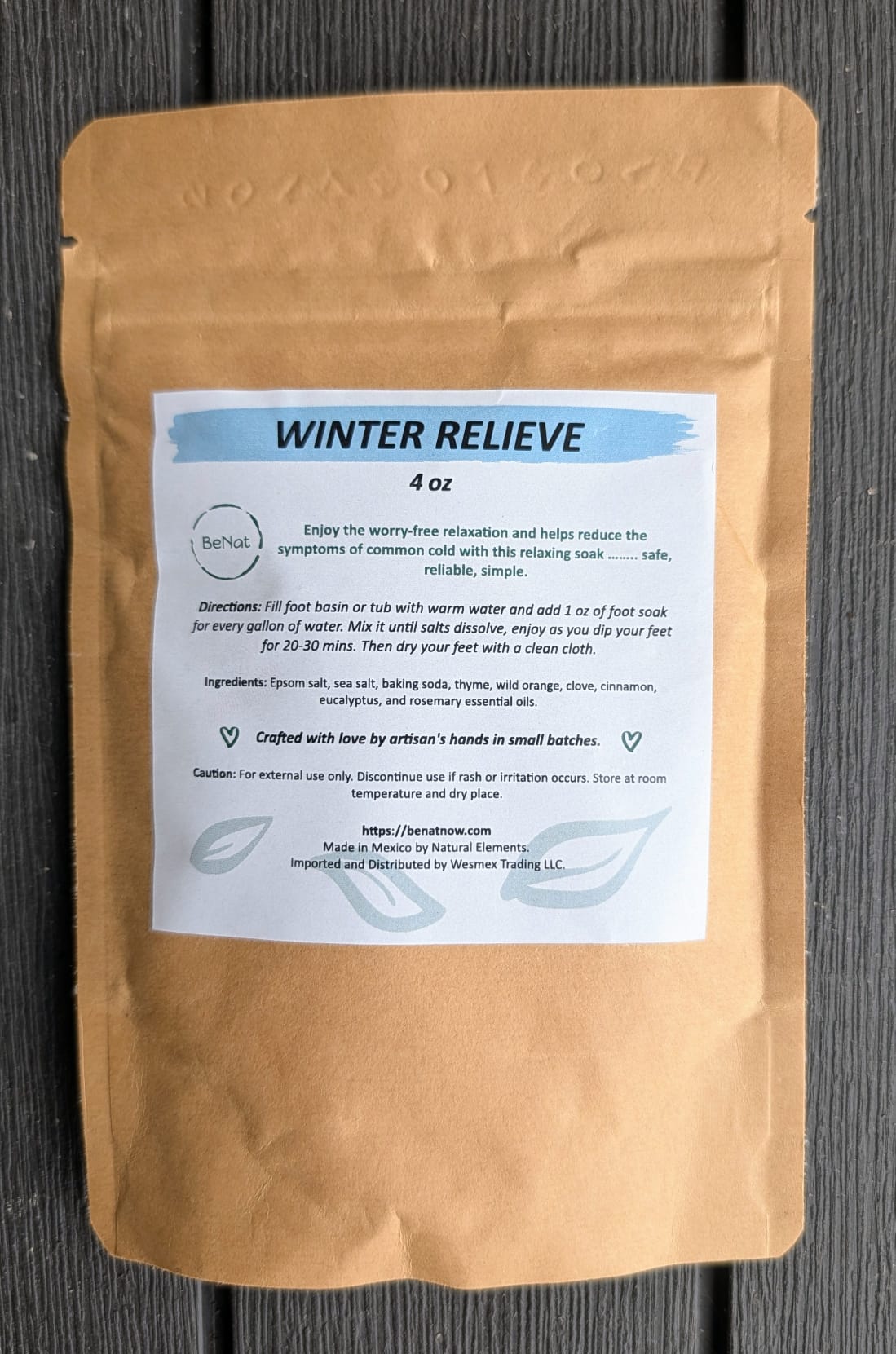 BENAT Bath and Foot Soak