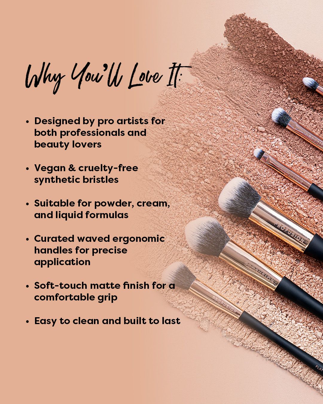 PROFUSION Artistry Eye Essentials | 3-pc Artistry Eye Brush Set