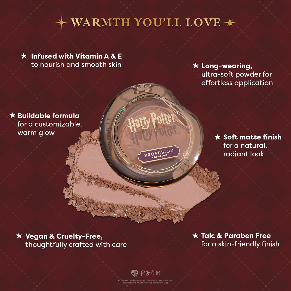 PROFUSION Harry Potter Holiday | Chocolate Frog™ Bronzer Powder