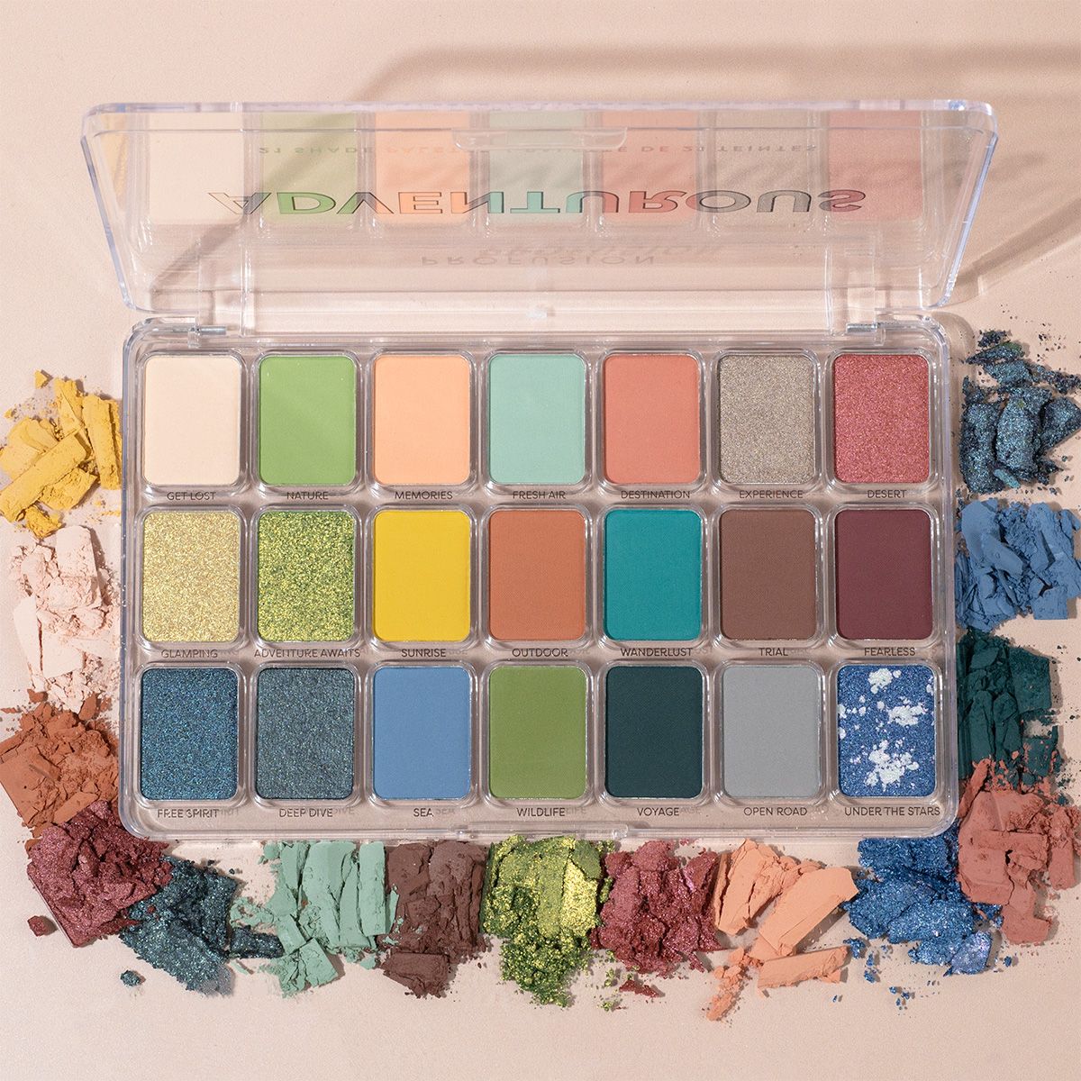 PROFUSION Artistry 21 Shade Palette - Adventurous