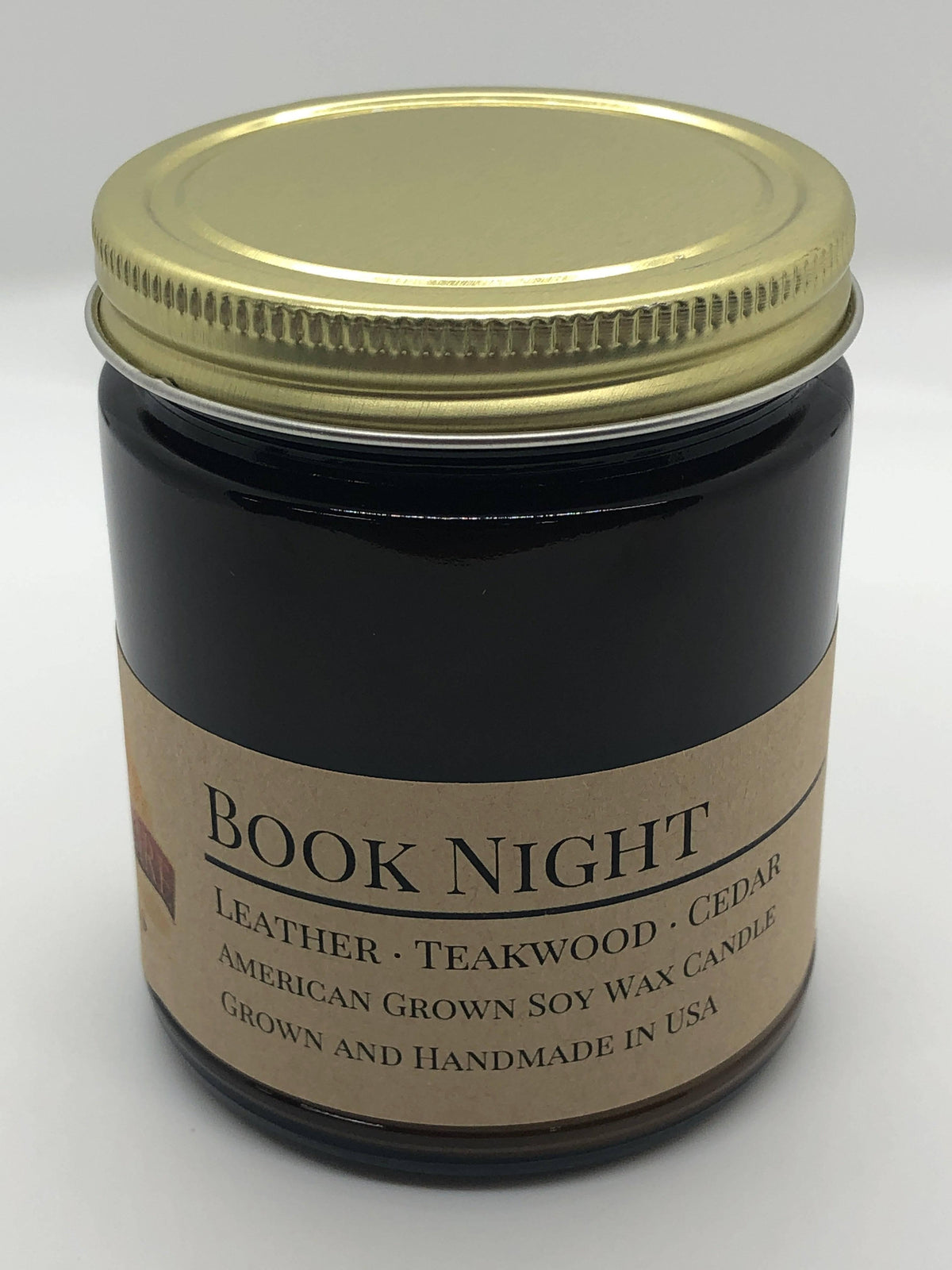 PRAIRIE FIRE Book Night Soy Wax Candle | 9 oz Amber Apothecary Jar
