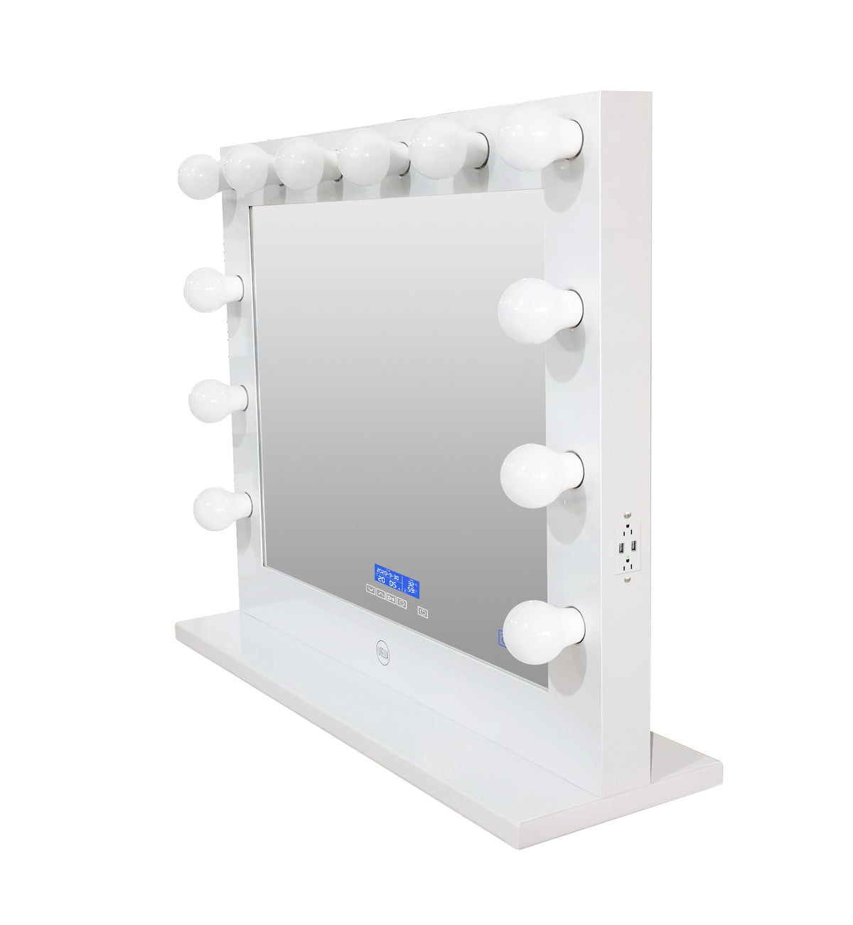 LURELLA 12 Bulb Glam Bluetooth Vanity Mirror