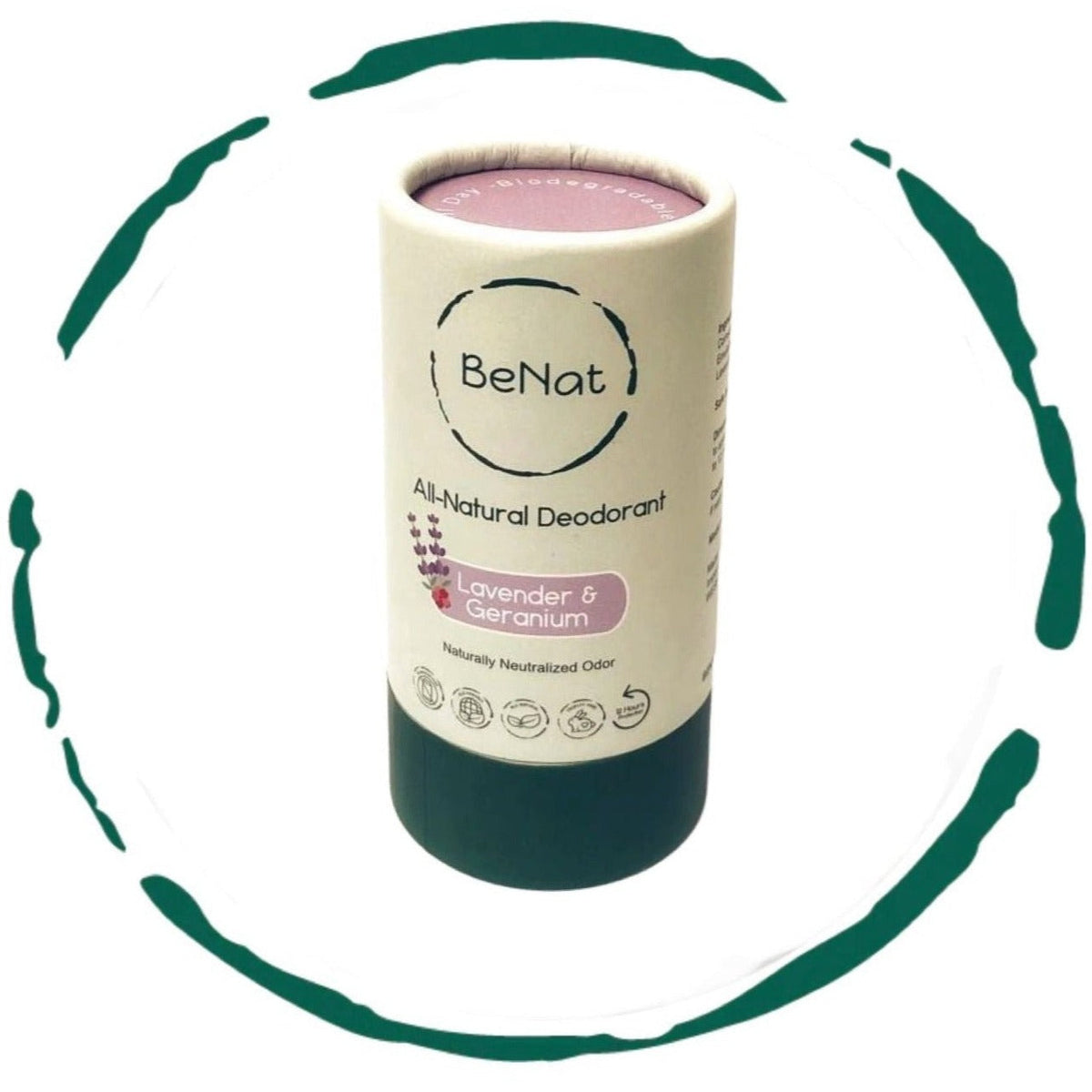BENAT All Natural, Plastic-Free Deodorants