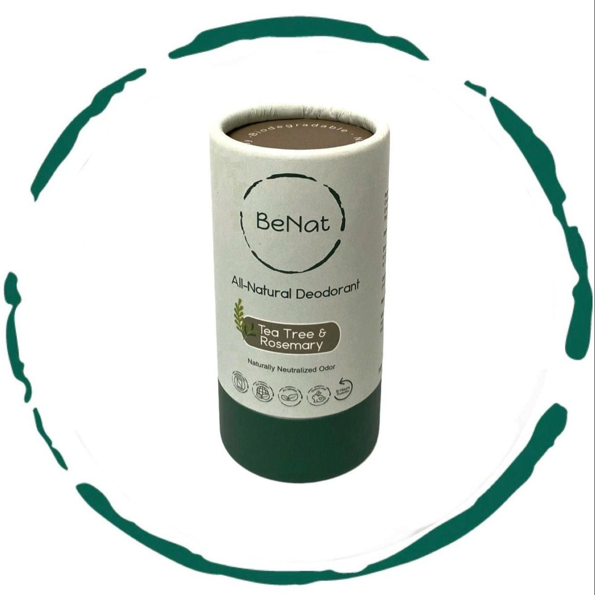 BENAT All Natural, Plastic-Free Deodorants