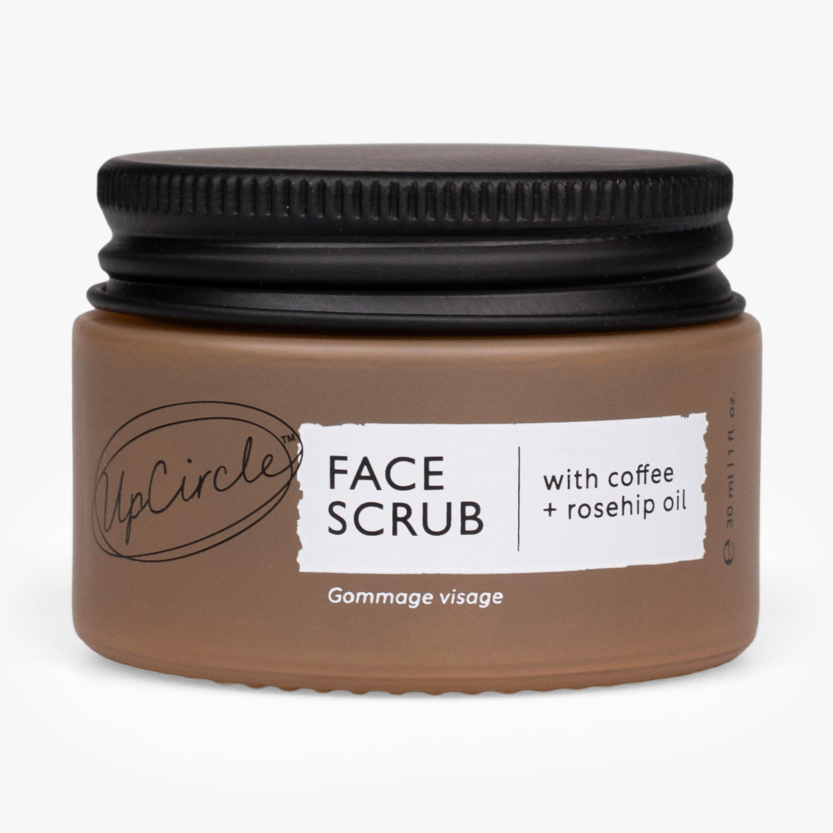 UPCIRCLE Natural Face Scrub – Citrus Blend – Travel Size
