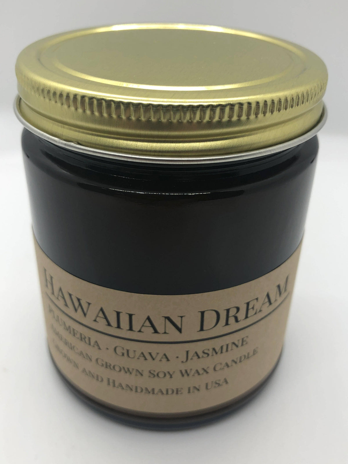 PRAIRIE FIRE Hawaiian Dream Soy Wax Candle | 9 oz Amber Apothecary Jar