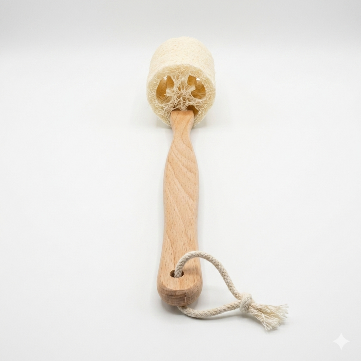 BENAT Natural Loofah Bath Brush w/Long Handle.