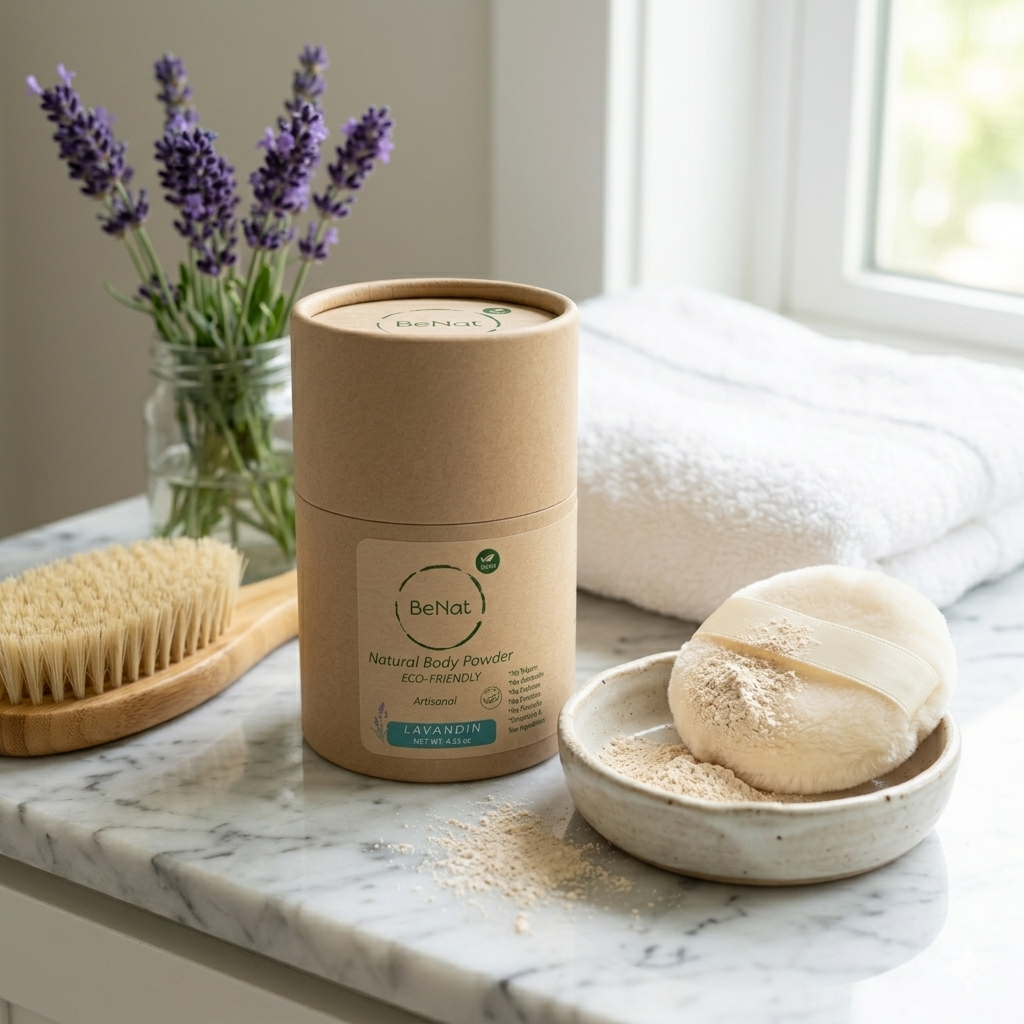 BENAT All-Natural Body Powder. Eco-Friendly.