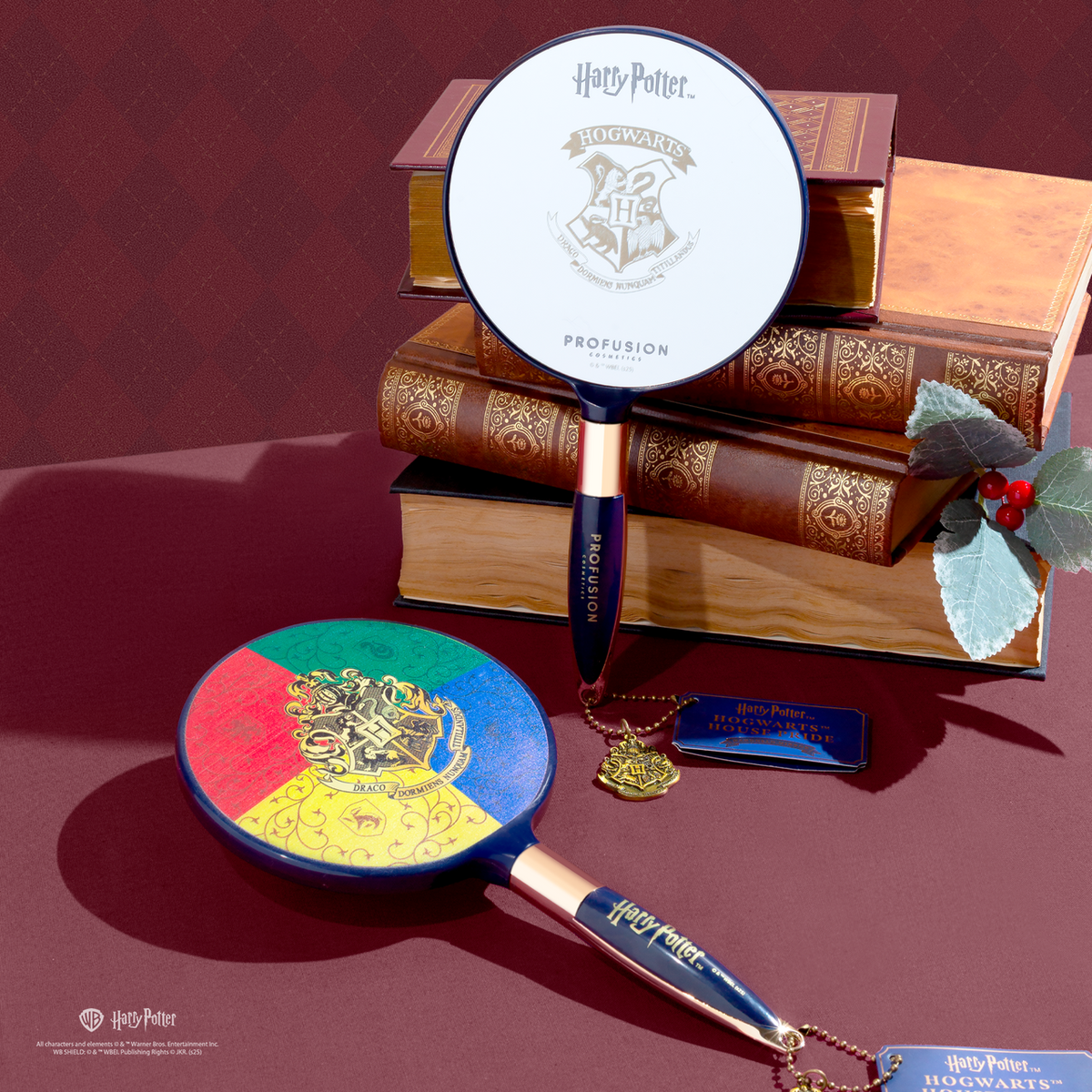 PROFUSION Harry Potter Holiday | Hogwarts™ House Pride Handheld Mirror