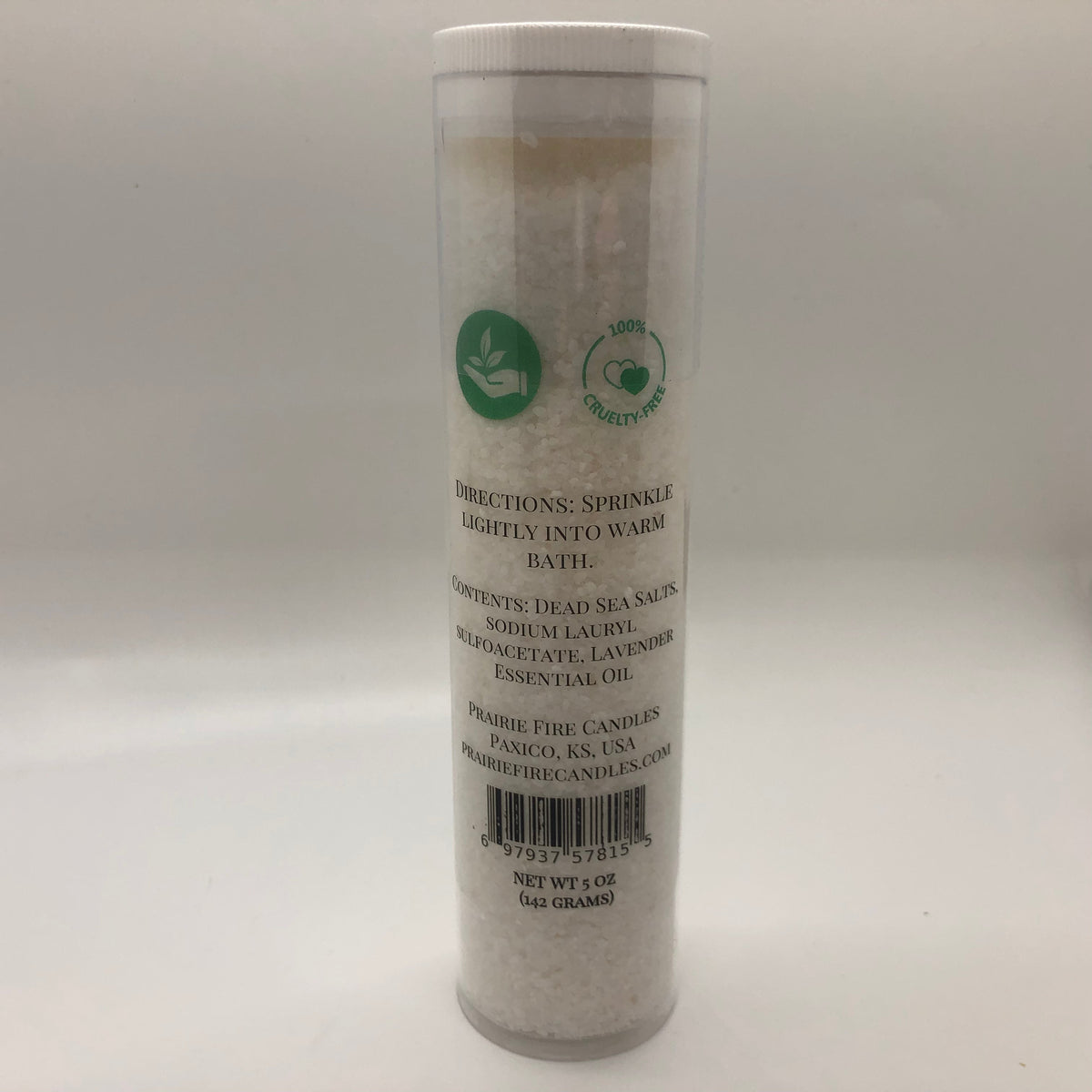 PRAIRIE FIRE Lavender Dead Sea Bath Salts - 5oz (Prairie Fire Lavender)