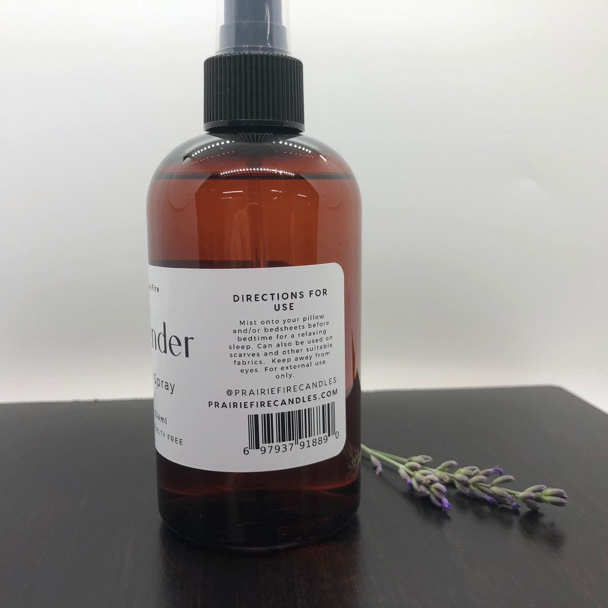 PRAIRIE FIRE Lavender Linen Spray - 8oz (Prairie Lavender)