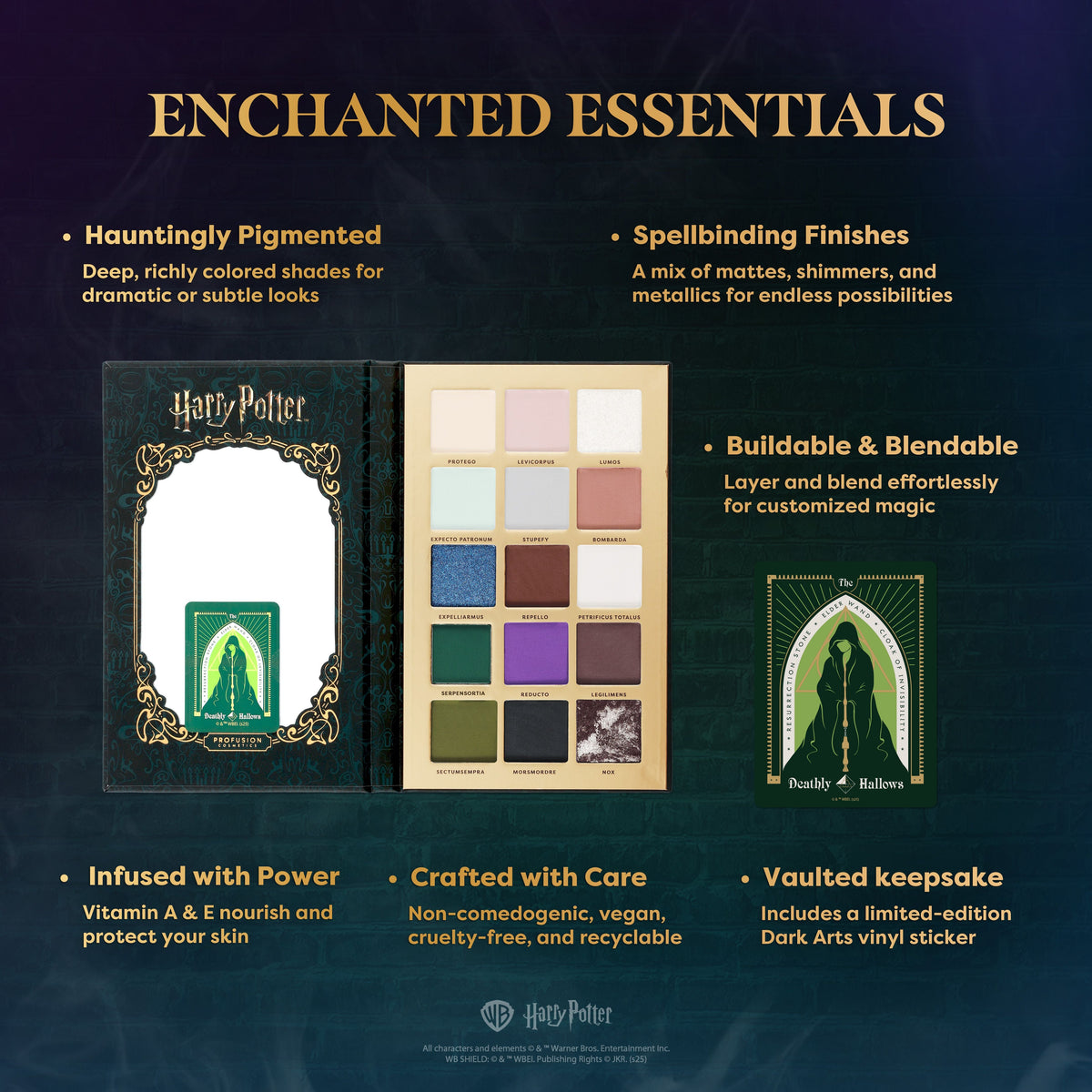 PROFUSION HP Dark Arts | The Dark Arts 15 Shade Palette