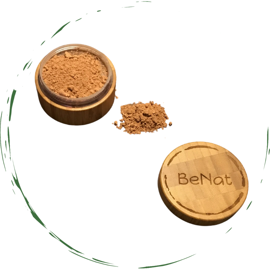BENAT All-Natural Bronzer Loose Powder. Eco-Friendly