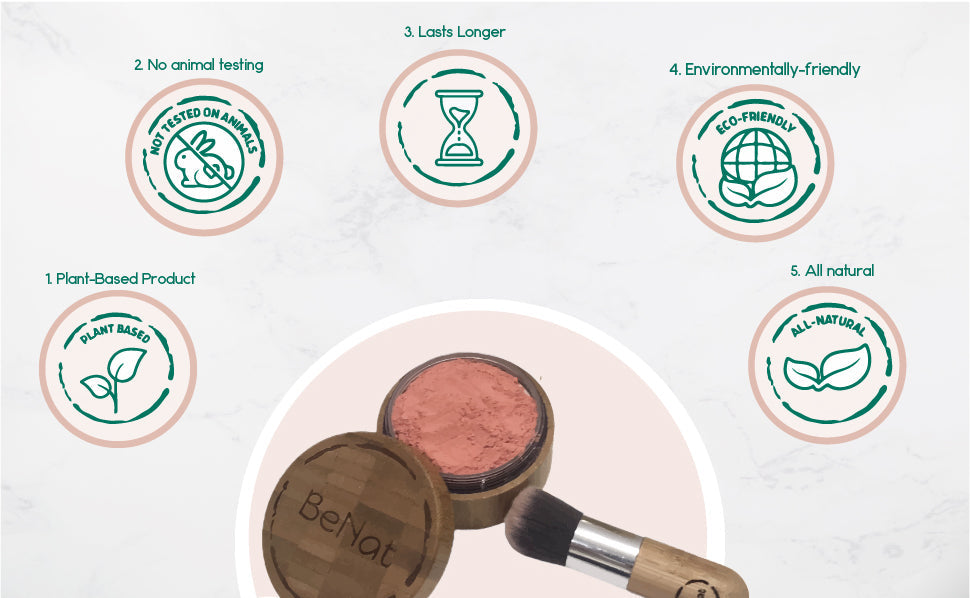 BENAT Blush Loose Powder Set