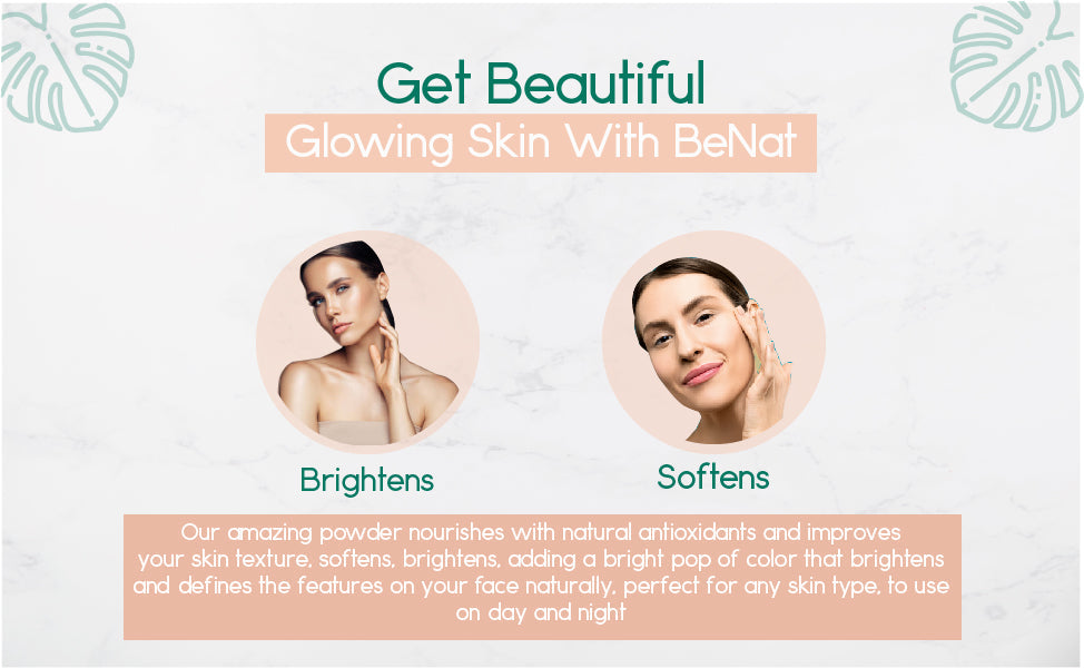 BENAT Blush Loose Powder Set