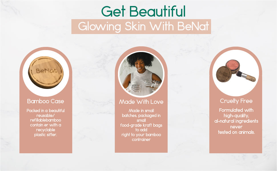 BENAT Blush Loose Powder Set