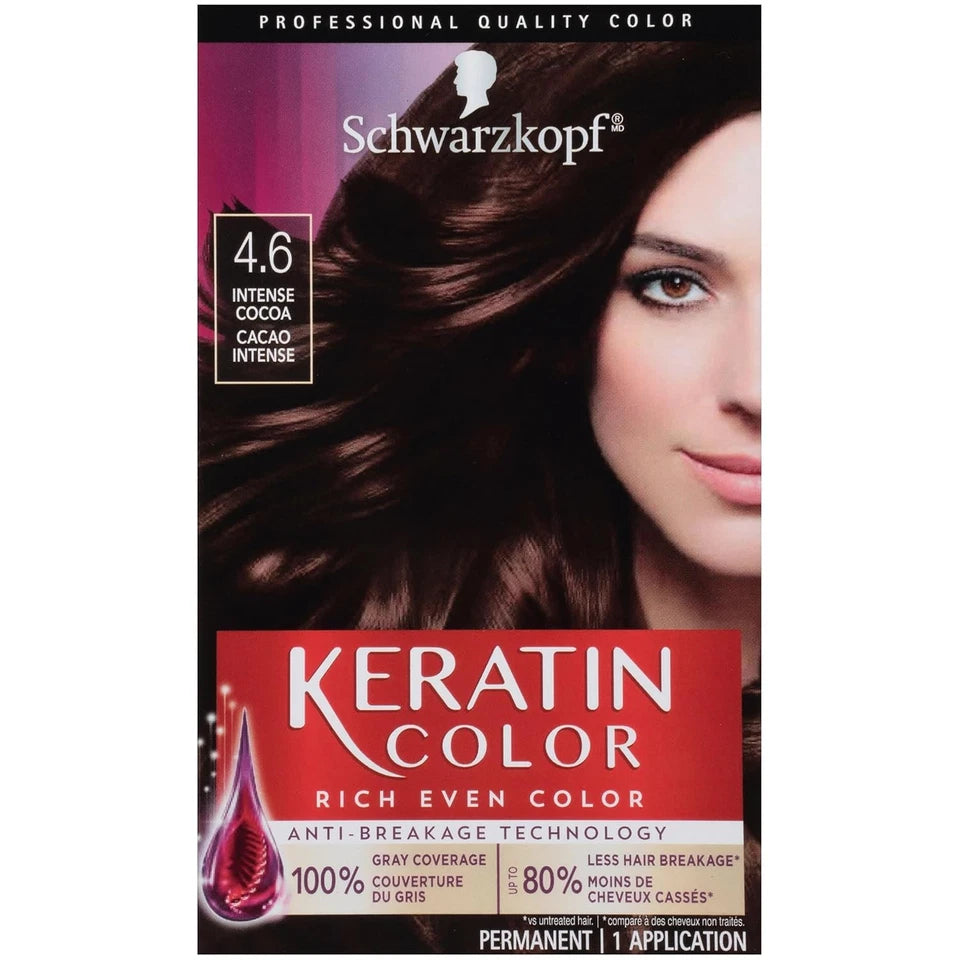 Coloración permanente del cabello con queratina Schwarzkopf