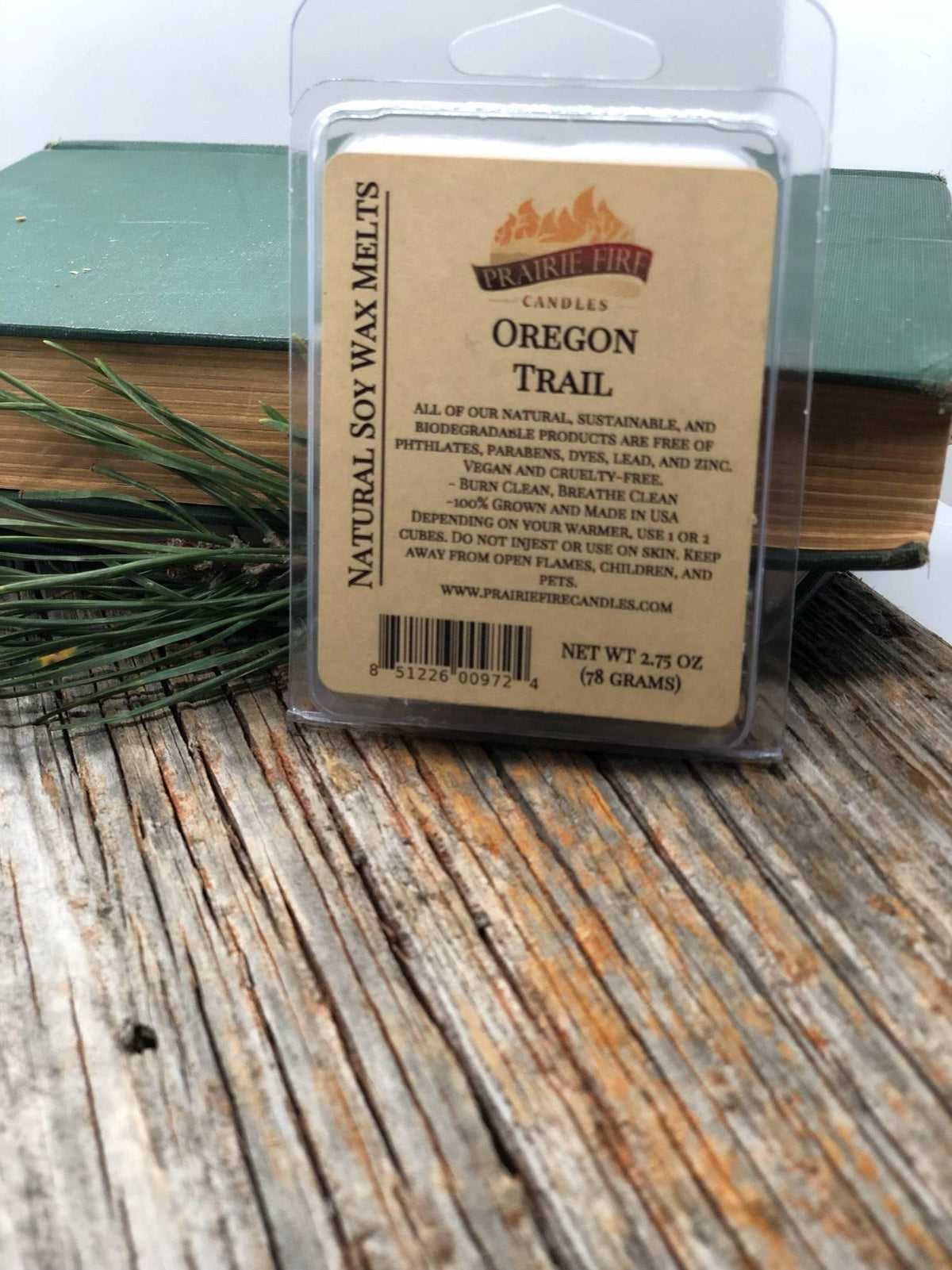 PRAIRIE FIRE Soy Wax Melts | Wax Cubes | Wickless Candles | Small Batch | Vegan