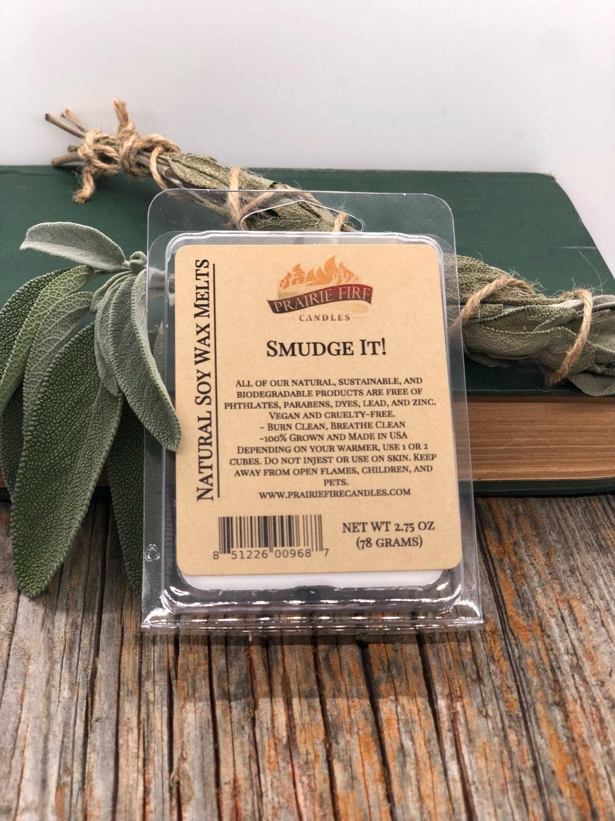 PRAIRIE FIRE Soy Wax Melts | Wax Cubes | Wickless Candles | Small Batch | Vegan