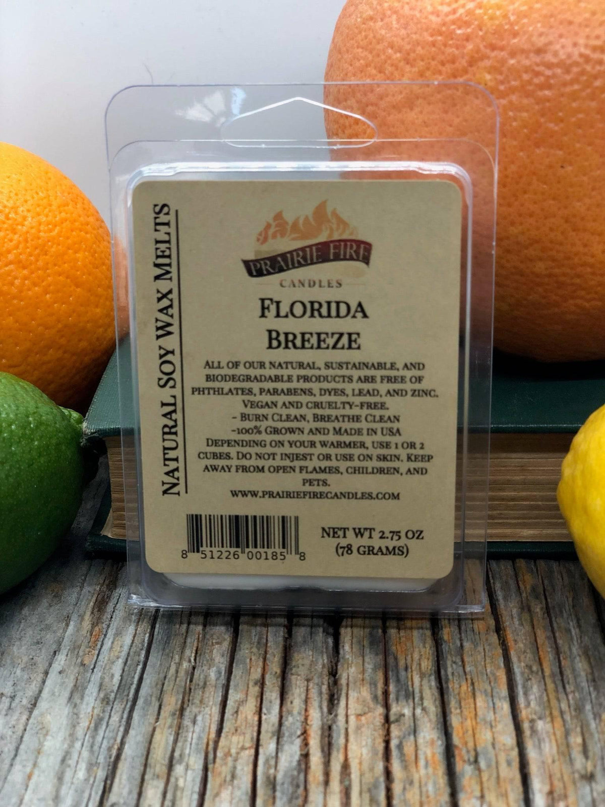 PRAIRIE FIRE Soy Wax Melts | Wax Cubes | Wickless Candles | Small Batch | Vegan