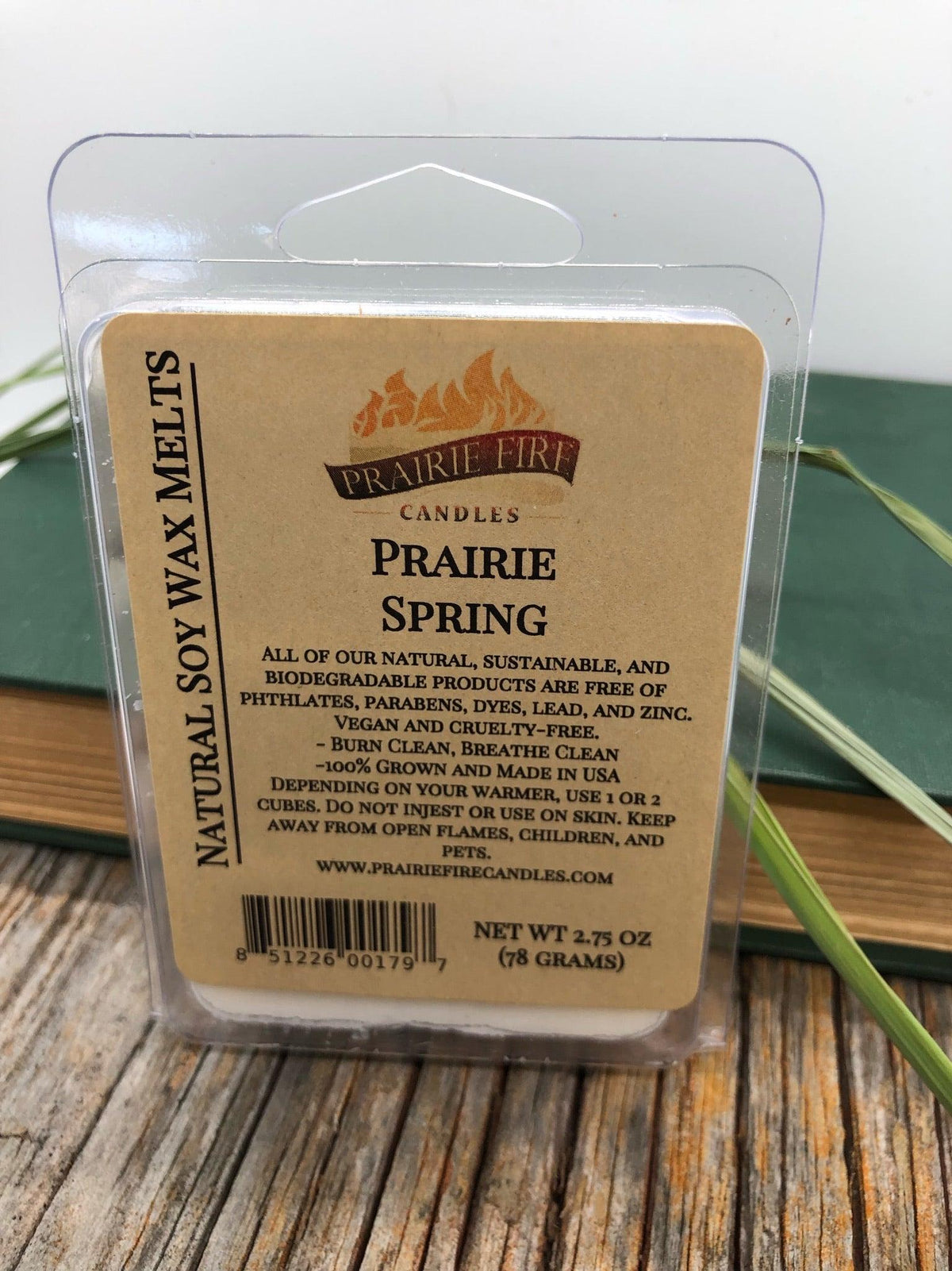 PRAIRIE FIRE Soy Wax Melts | Wax Cubes | Wickless Candles | Small Batch | Vegan