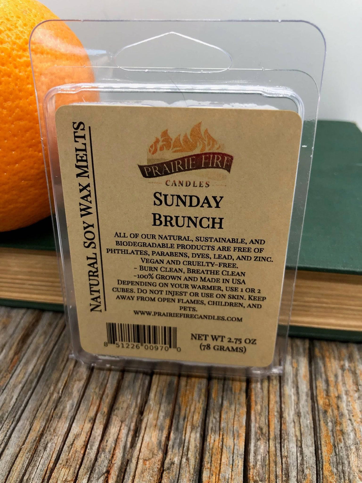 PRAIRIE FIRE Soy Wax Melts | Wax Cubes | Wickless Candles | Small Batch | Vegan