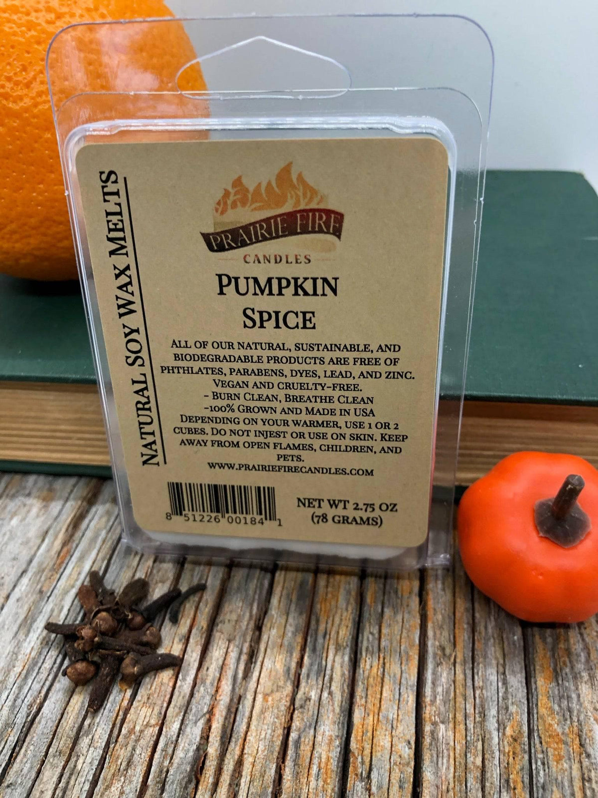 PRAIRIE FIRE Soy Wax Melts | Wax Cubes | Wickless Candles | Small Batch | Vegan
