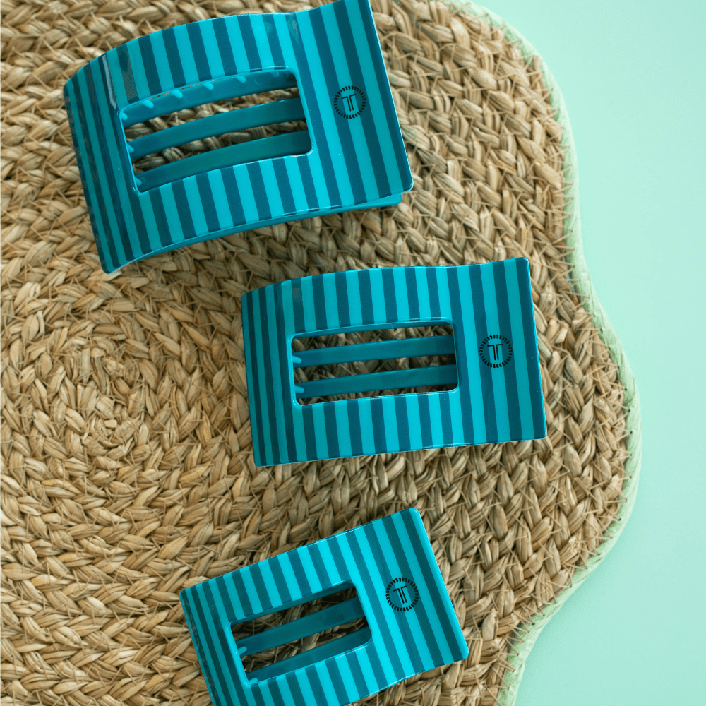 Splash Zone Small Flat Rectangle Hair Clip