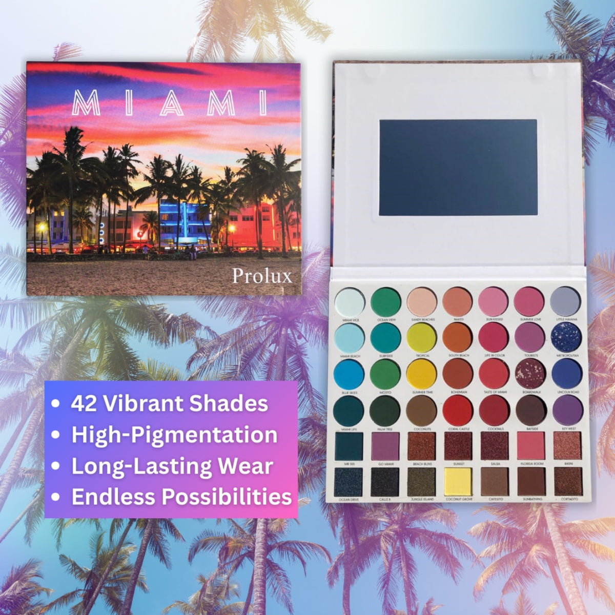 PROLUX Miami Eyeshadow Palette